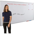 Magnetic Painted Steel Drywipe Board 2400 by 1200 mm Trade Pack of Ten